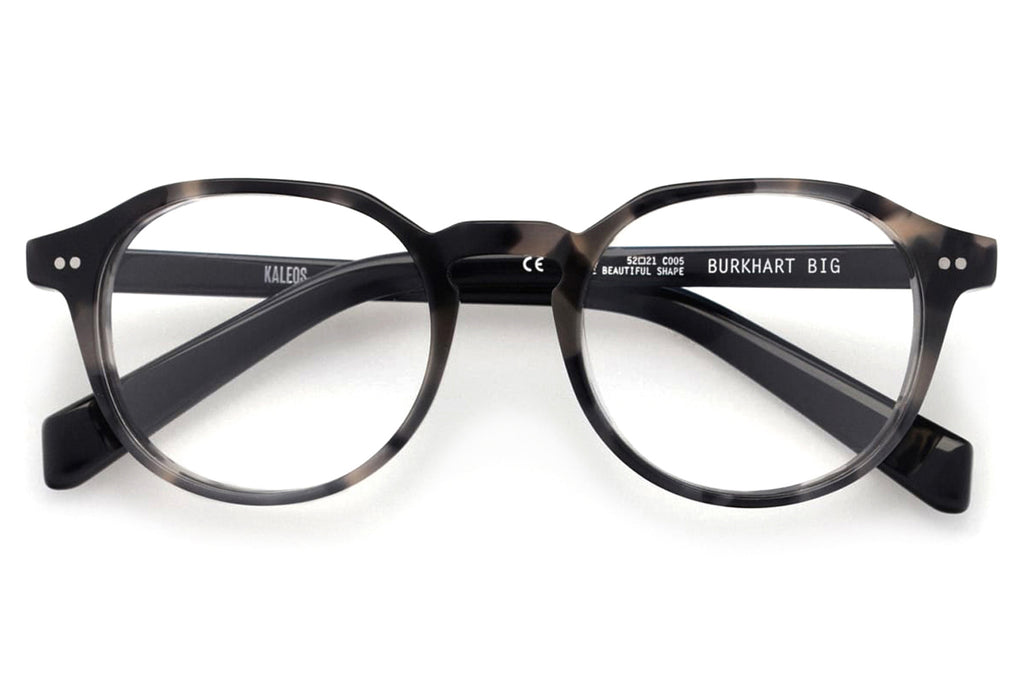 Kaleos Eyehunters - Burkhart Big Eyeglasses Grey Tortoise