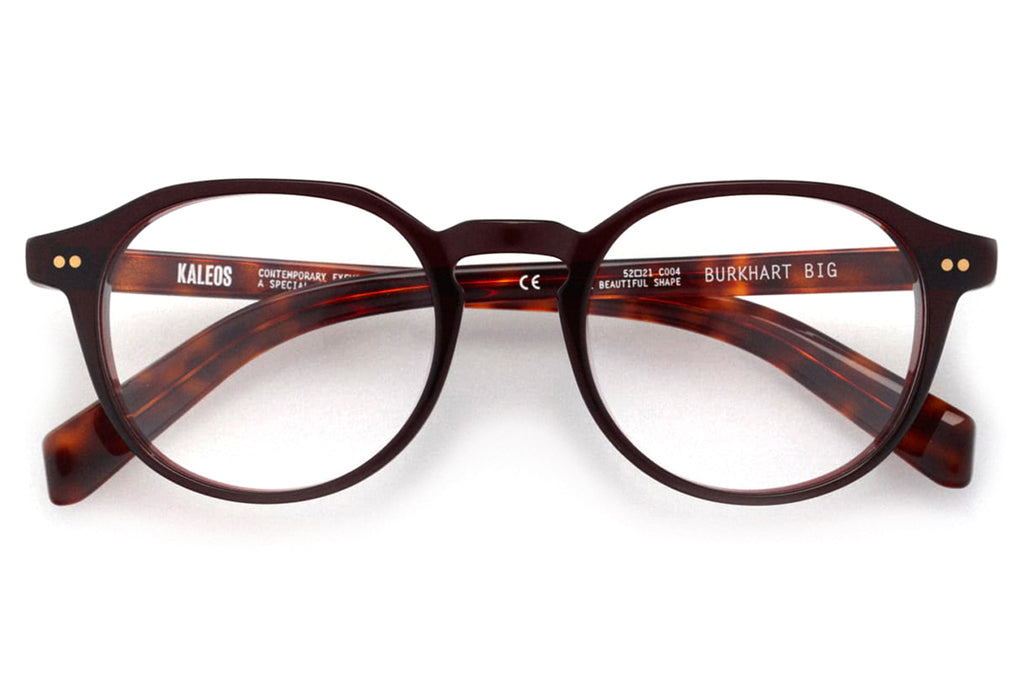 Kaleos Eyehunters - Burkhart Big Eyeglasses Dark Garnet