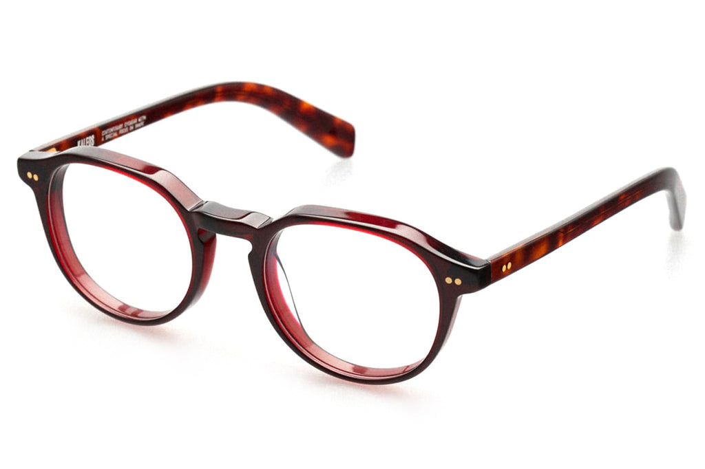 Kaleos Eyehunters - Burkhart Big Eyeglasses Dark Garnet
