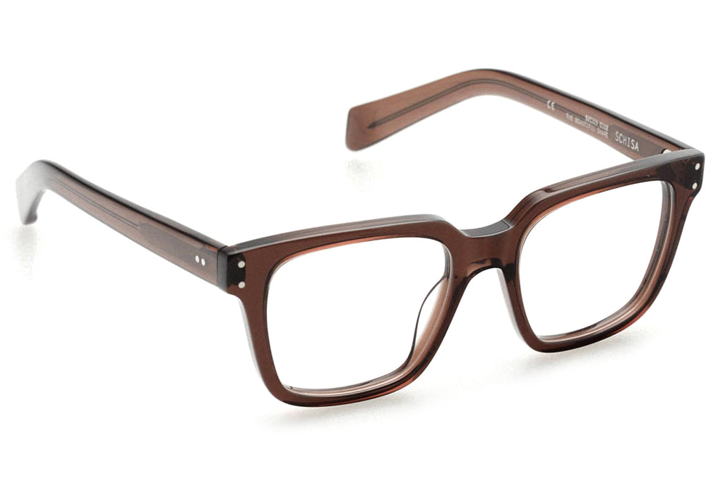 Kaleos Eyehunters - Schisa Eyeglasses Transparent Brown