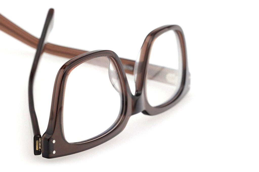 Kaleos Eyehunters - Schisa Eyeglasses Transparent Brown