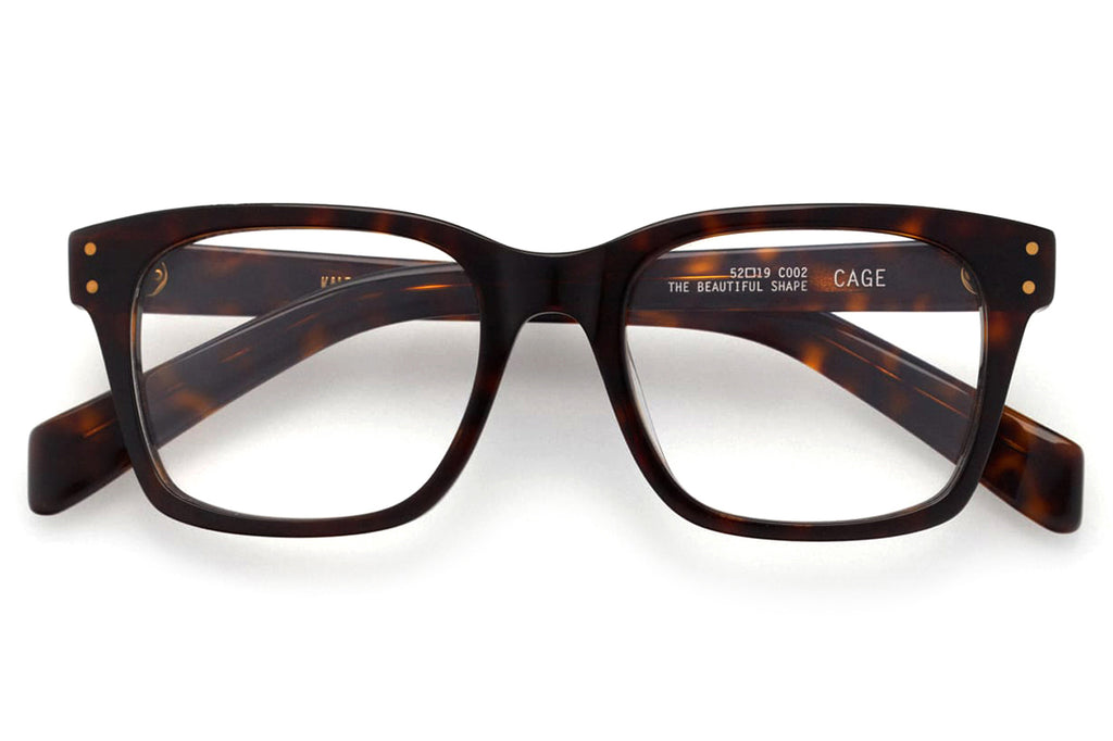 Kaleos Eyehunters - Cage Eyeglasses Dark Brown Havana