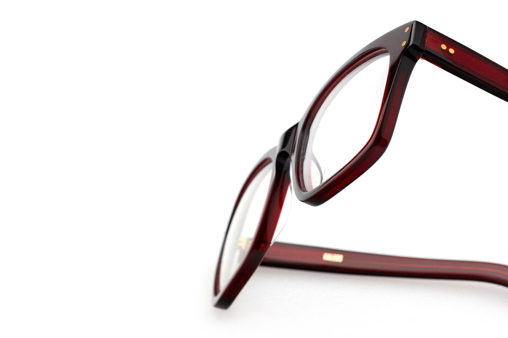 Kaleos Eyehunters - Cage Eyeglasses Dark Garnet