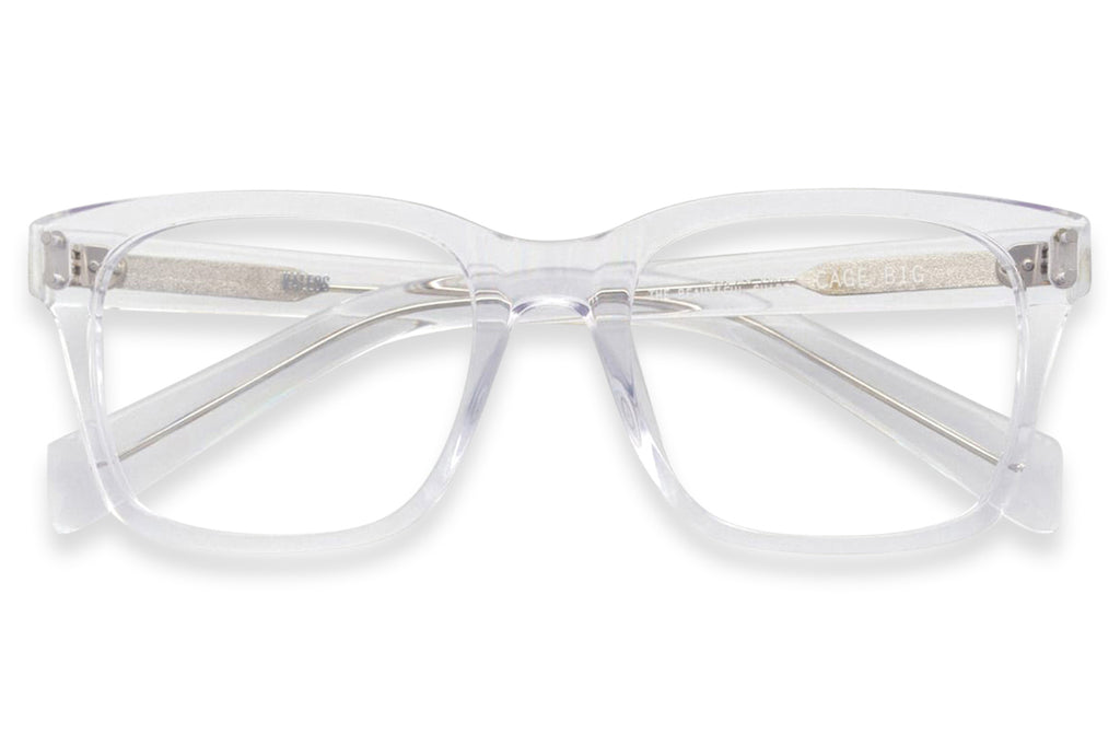 Kaleos Eyehunters - Cage Big Eyeglasses Clear