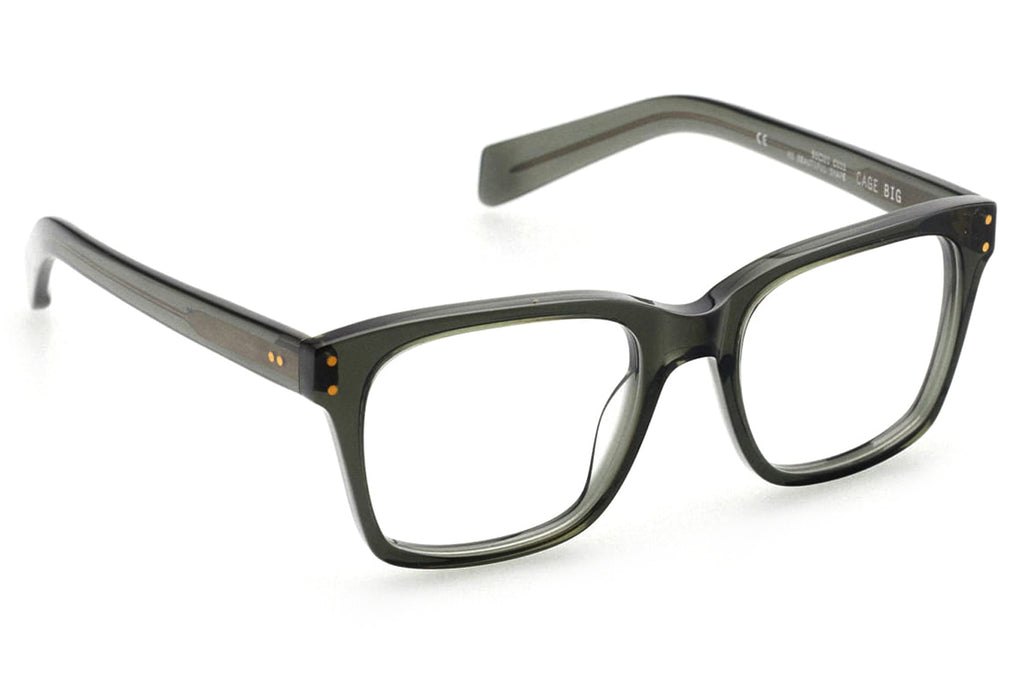 Kaleos Eyehunters - Cage Big Eyeglasses Transparent Green