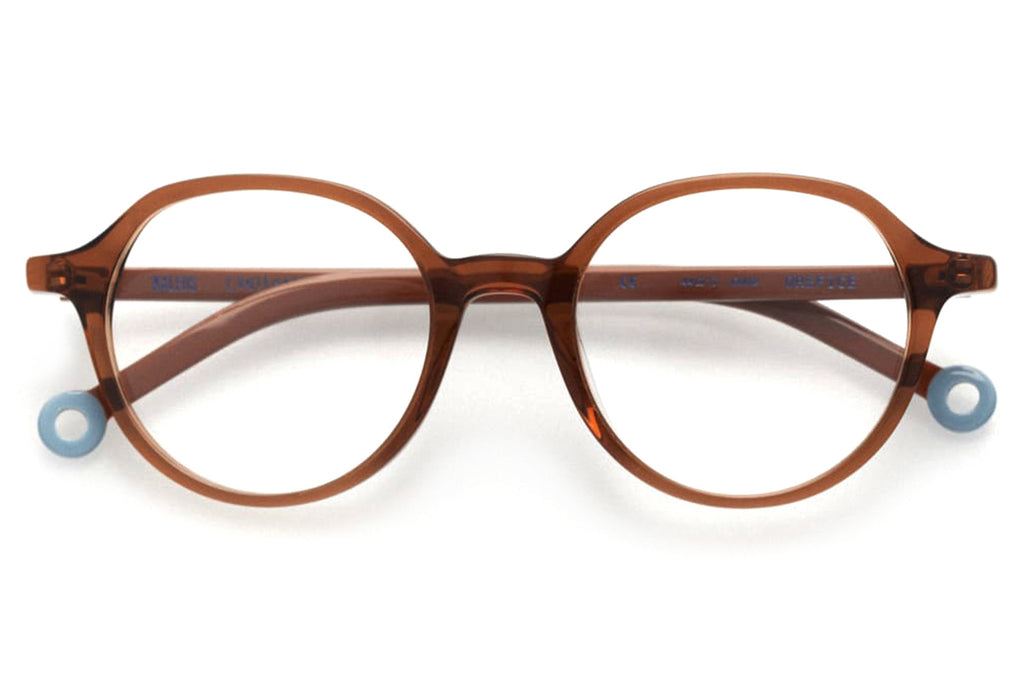 Kaleos Eyehunters - Orefice Eyeglasses Translucent Brown