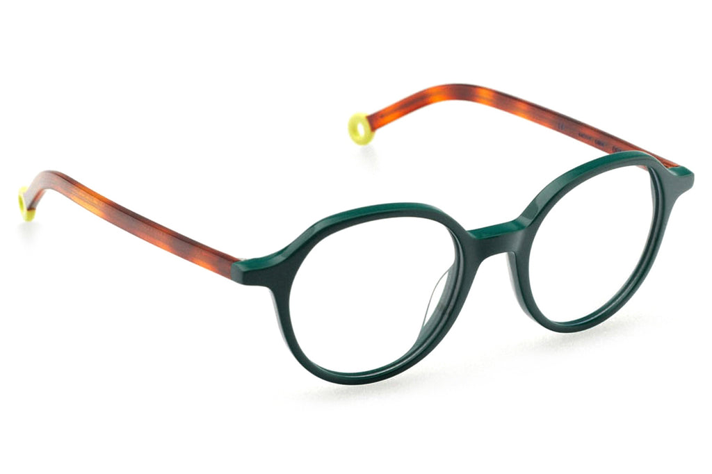 Kaleos Eyehunters - Orefice Eyeglasses Dark Green