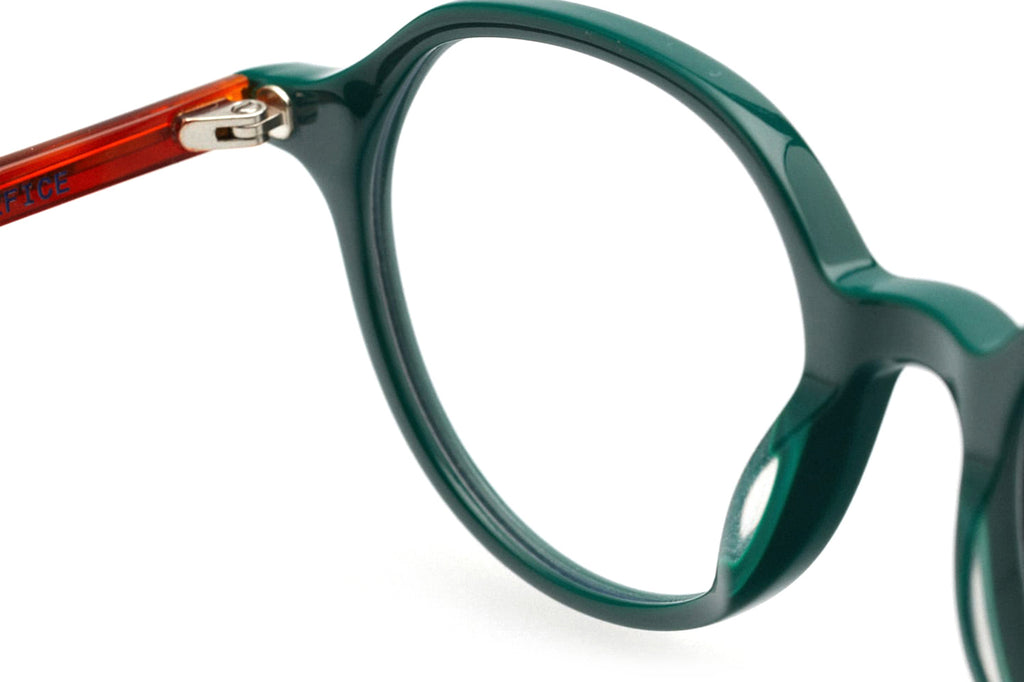 Kaleos Eyehunters - Orefice Eyeglasses Dark Green