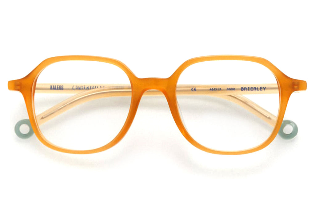 Kaleos Eyehunters - Brierley Eyeglasses Translucent Amber