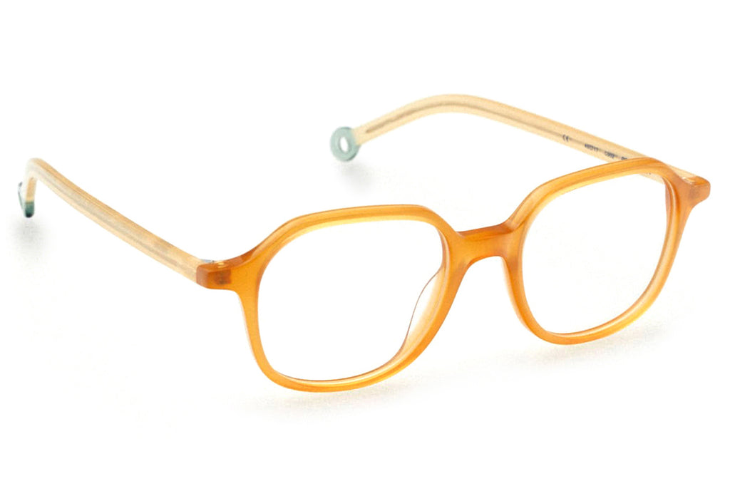 Kaleos Eyehunters - Brierley Eyeglasses Translucent Amber