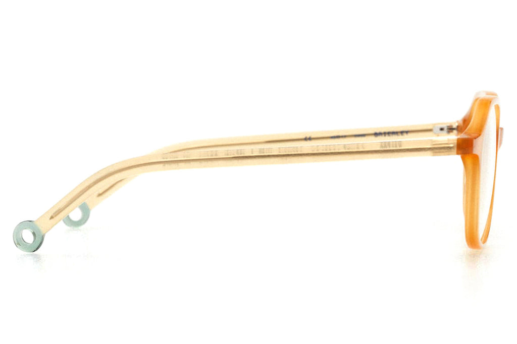 Kaleos Eyehunters - Brierley Eyeglasses Translucent Amber