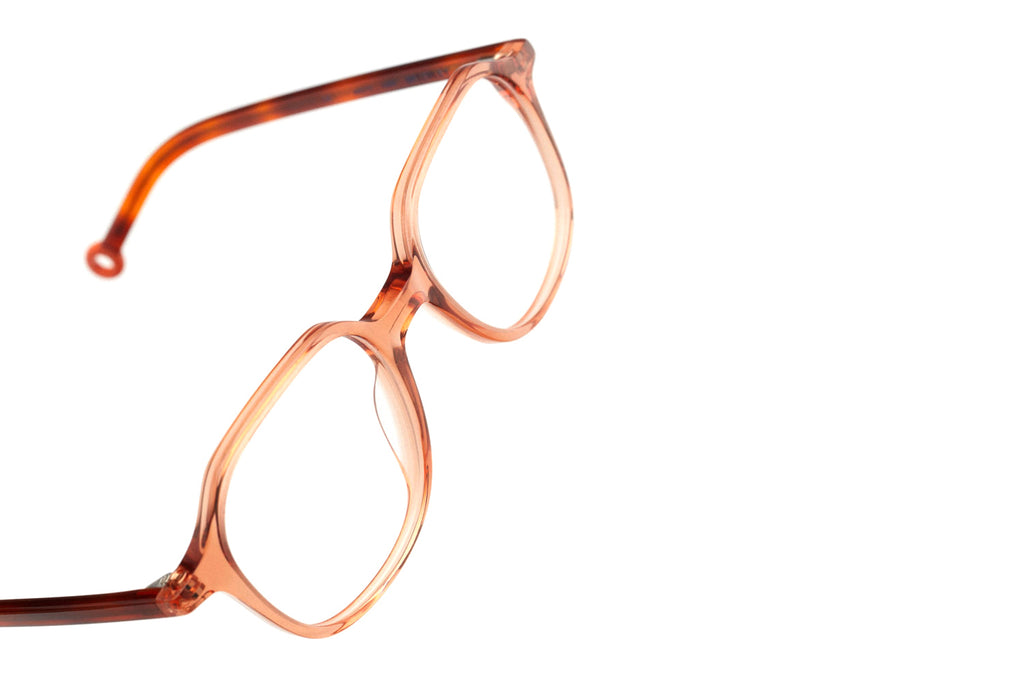 Kaleos Eyehunters - Brierley Eyeglasses Translucent Brown