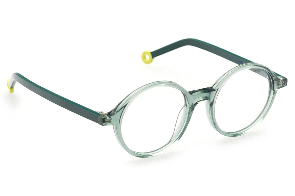 Kaleos Eyehunters - Little Eyeglasses Transparent Opaque Green