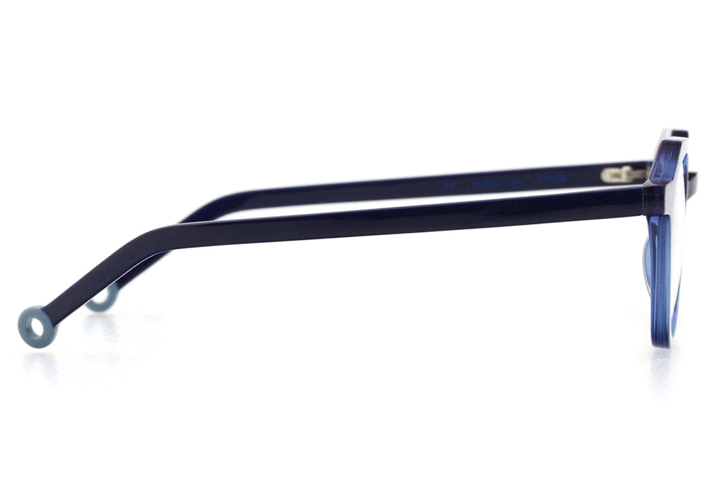 Kaleos Eyehunters - Tyler Eyeglasses Transparent Dark Blue