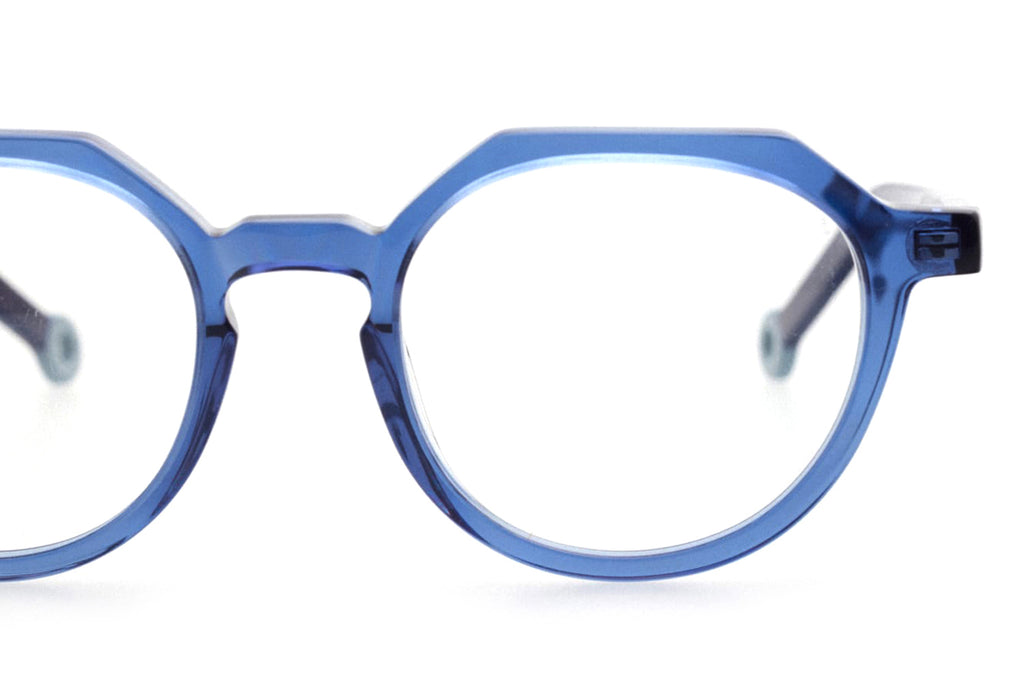 Kaleos Eyehunters - Tyler Eyeglasses Transparent Dark Blue