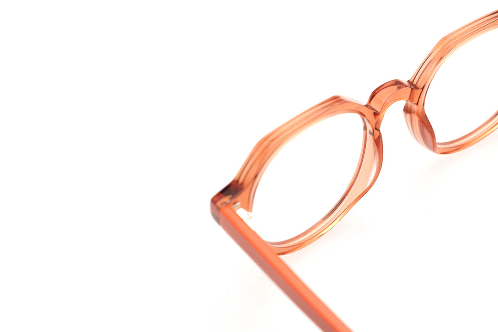 Kaleos Eyehunters - Tyler Eyeglasses Transparent Orange