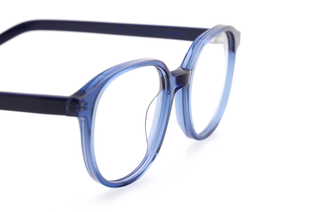 Kaleos Eyehunters - Moncho Eyeglasses Translucent Blue