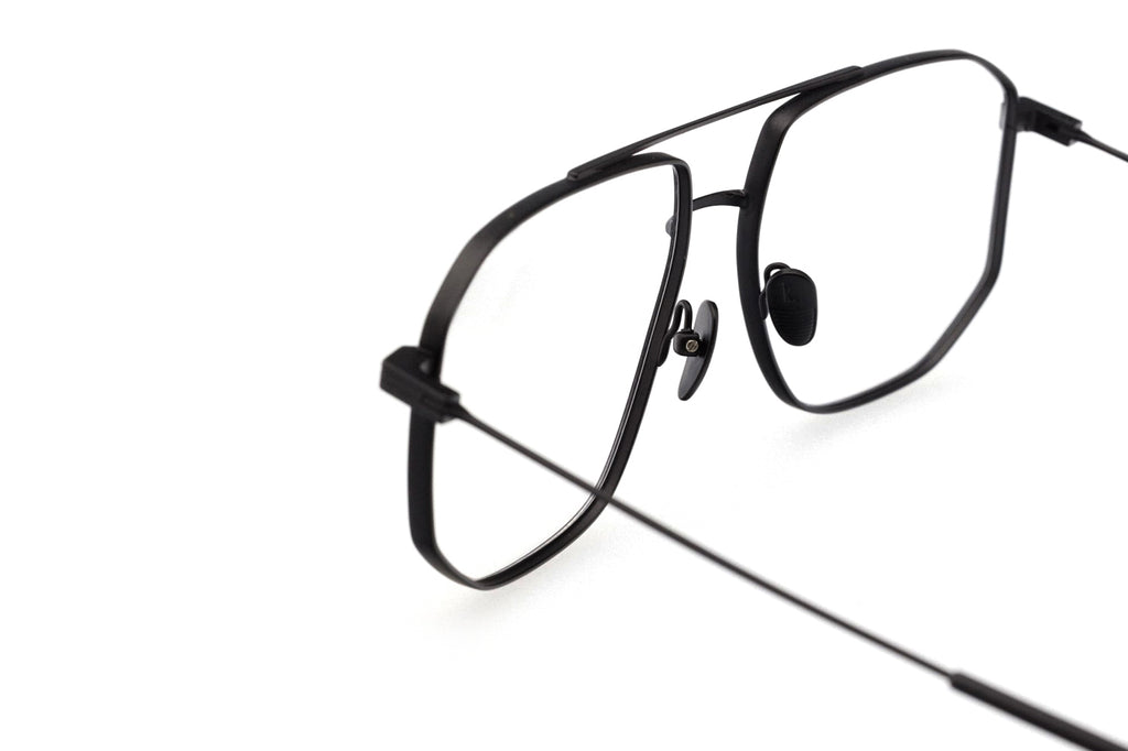 Kaleos Eyehunters - Carlisle Eyeglasses Matte Black