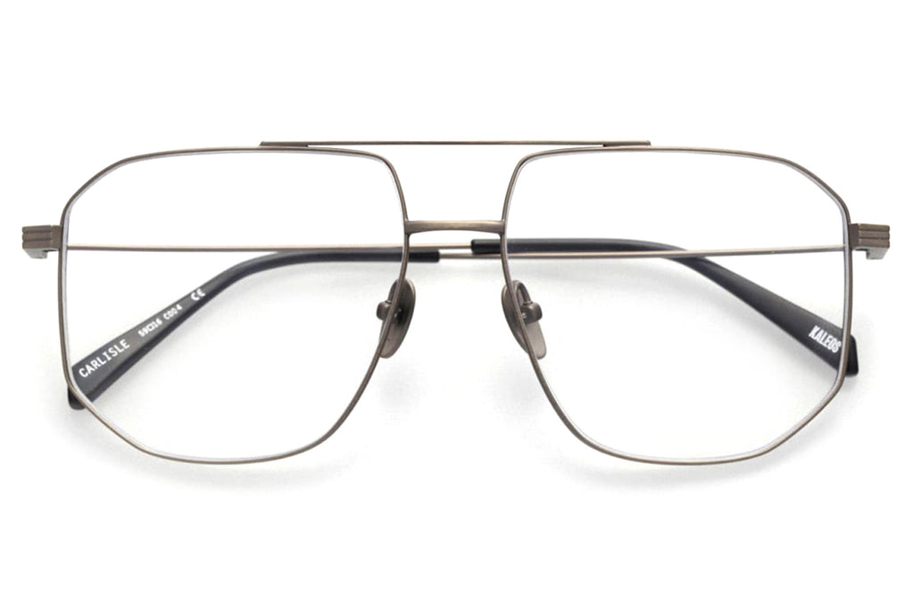 Kaleos Eyehunters - Carlisle Eyeglasses Dark Silver