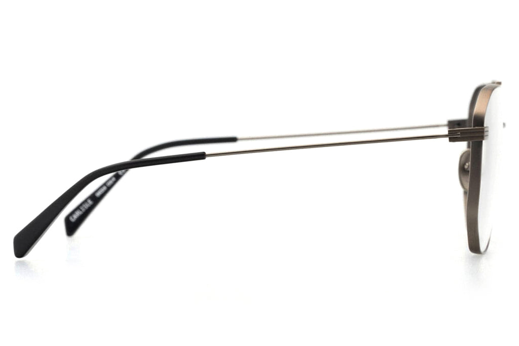 Kaleos Eyehunters - Carlisle Eyeglasses Dark Silver