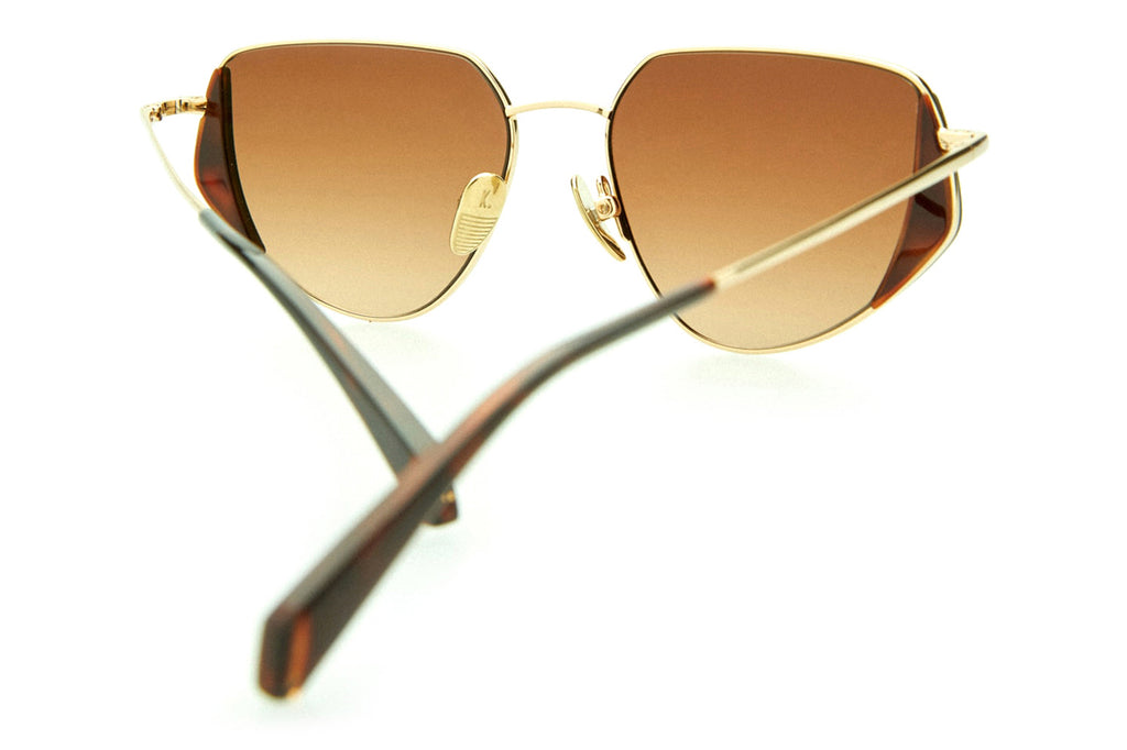 Kaleos Eyehunters - Rae Sunglasses Gold/Dark Tortoise