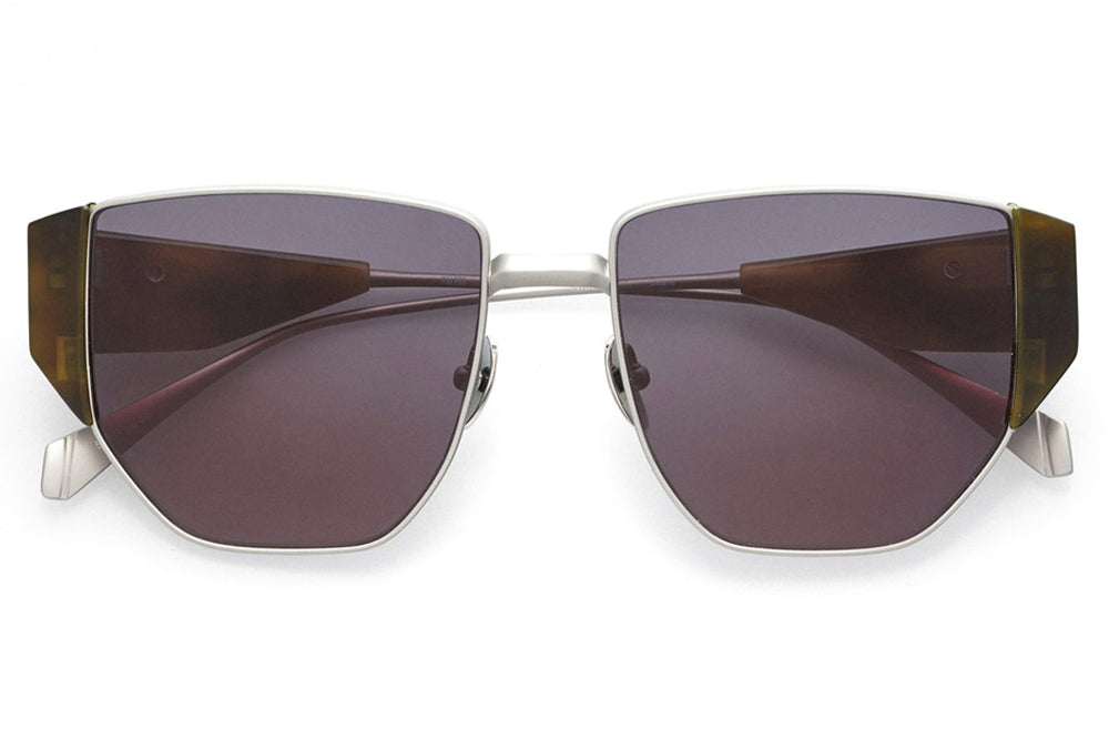 Kaleos Eyehunters - Beane Sunglasses Silver/Khaki Tortoise