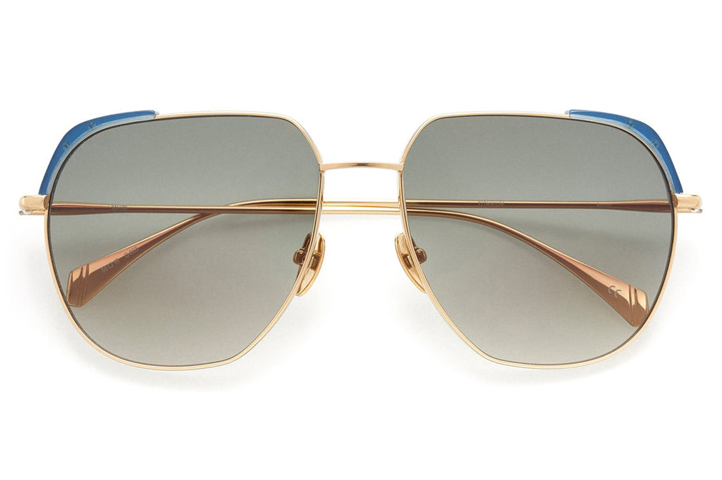 Kaleos Eyehunters - Booth Sunglasses Gold/Blue