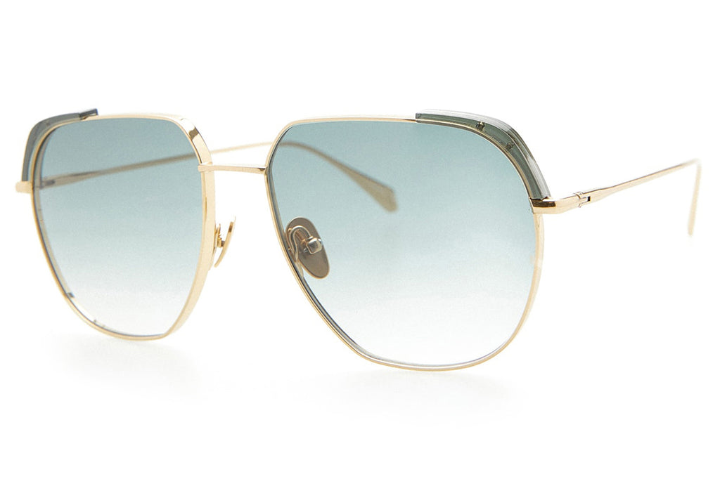 Kaleos Eyehunters - Booth Sunglasses Gold/Blue