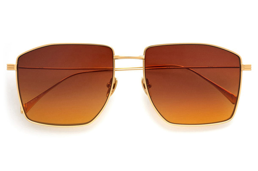 Kaleos Eyehunters - Dalton Sunglasses Gold with Brown Lenses