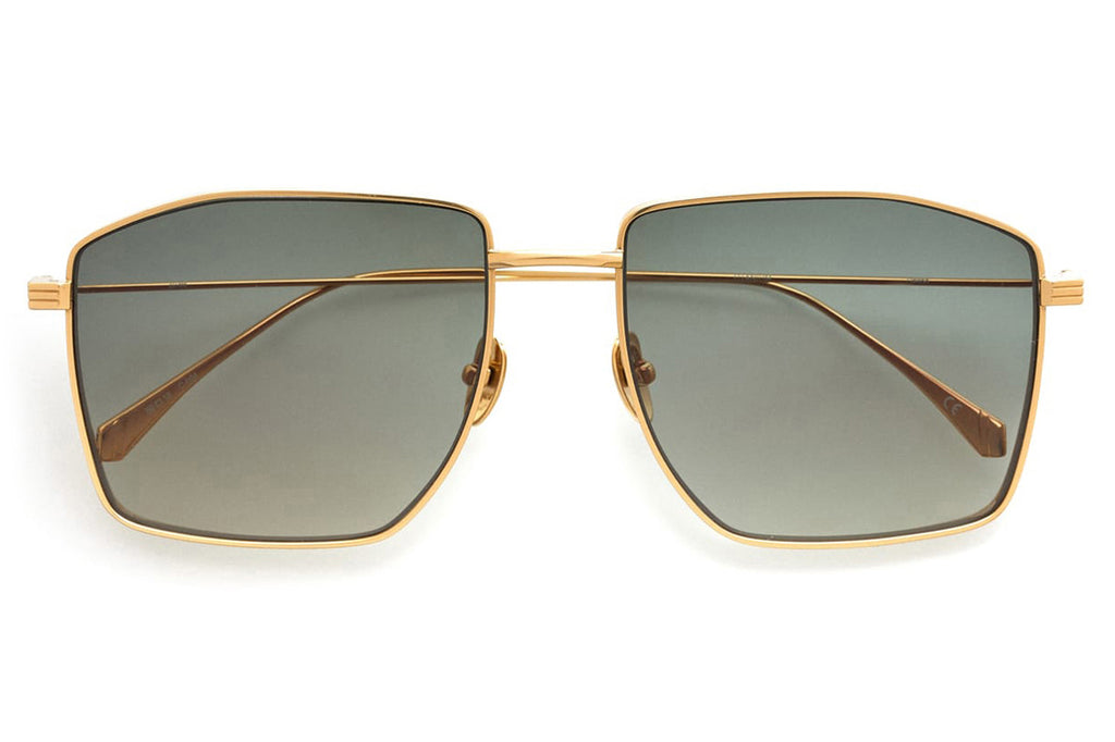 Kaleos Eyehunters - Dalton Sunglasses Gold with Green Lenses