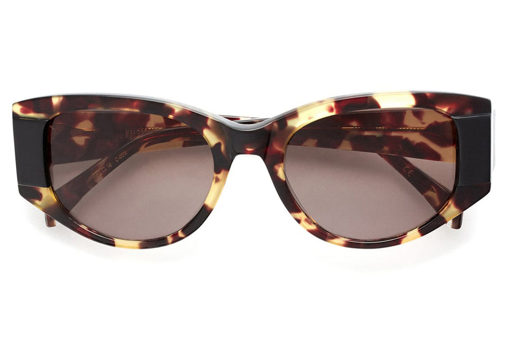 Kaleos Eyehunters - Woodard Sunglasses Brown Tortoise/Opaque Black