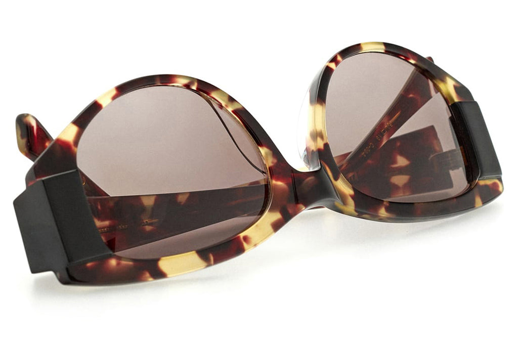Kaleos Eyehunters - Woodard Sunglasses Brown Tortoise/Opaque Black