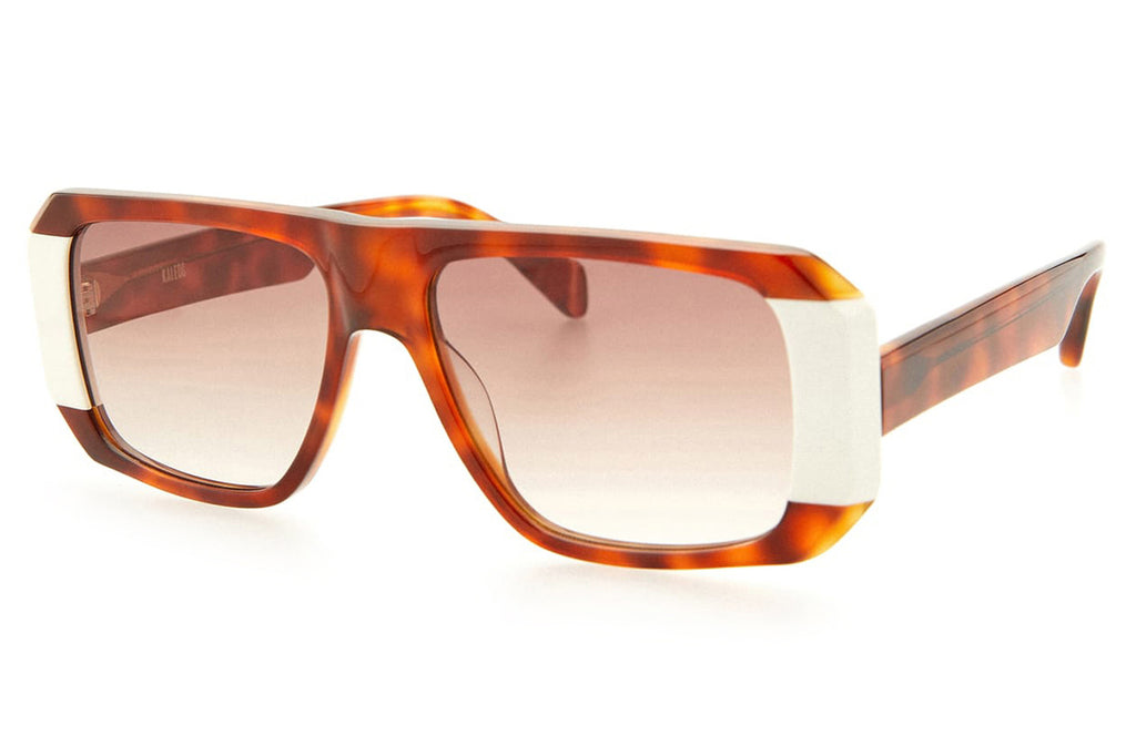 Kaleos Eyehunters - Schofield Sunglasses Honey Tortoise/White