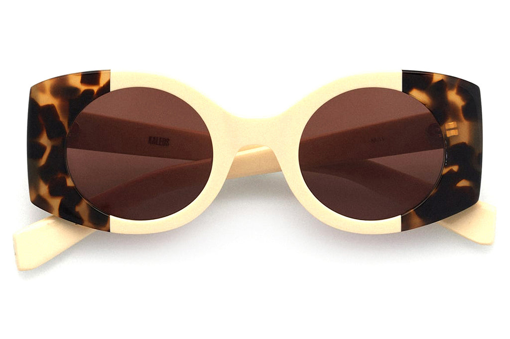 Kaleos Eyehunters - May Sunglasses Pearl White/Brown Tortoise