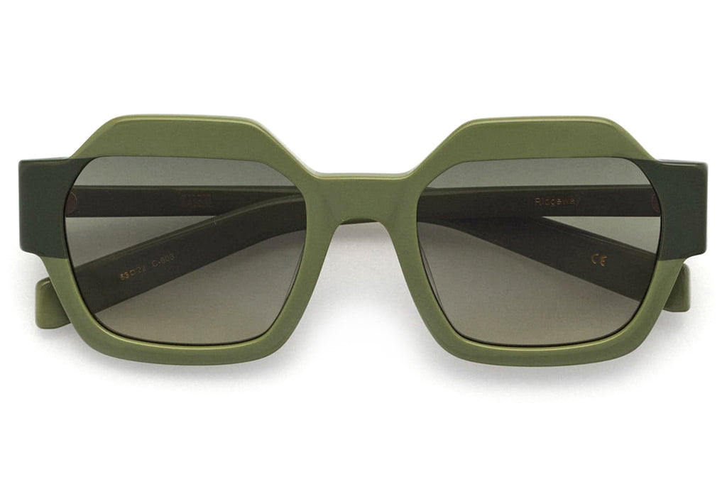 Kaleos Eyehunters - Ridgeway Sunglasses Green/Dark Green