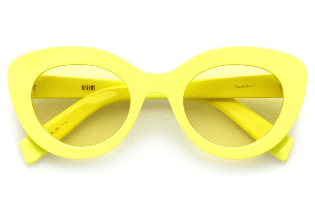 Kaleos Eyehunters - Sawyer Sunglasses Monochrome Yellow