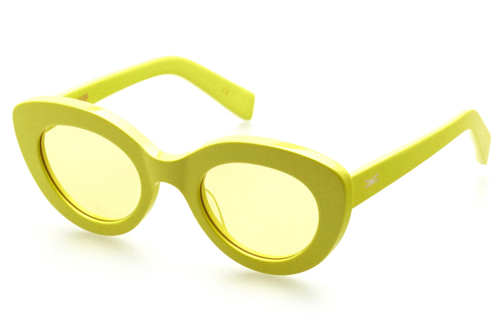 Kaleos Eyehunters - Sawyer Sunglasses Monochrome Yellow