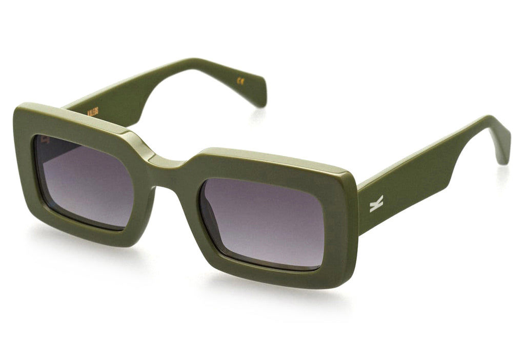 Kaleos Eyehunters - Zajac Sunglasses Monochrome Green