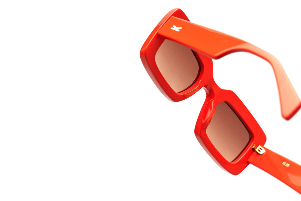 Kaleos Eyehunters - Zajac Sunglasses Monochrome Orange