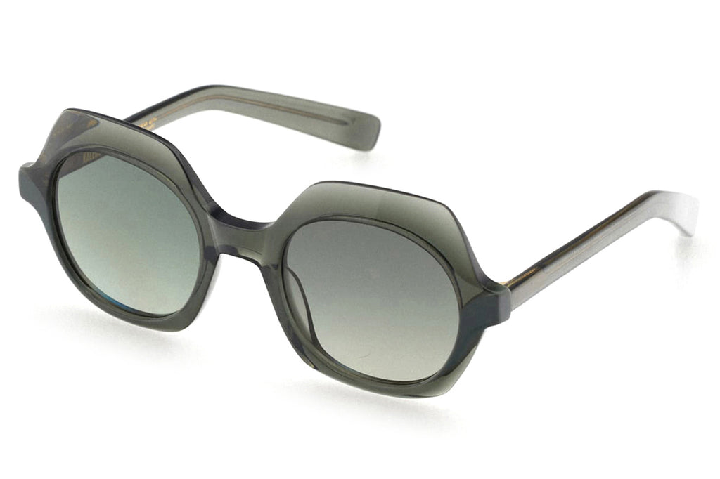 Kaleos Eyehunters - Beetle Sunglasses Transparent Green/Dark Green