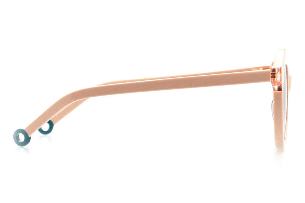 Kaleos Eyehunters - Crewe Sunglasses Peach/Glittery Pink