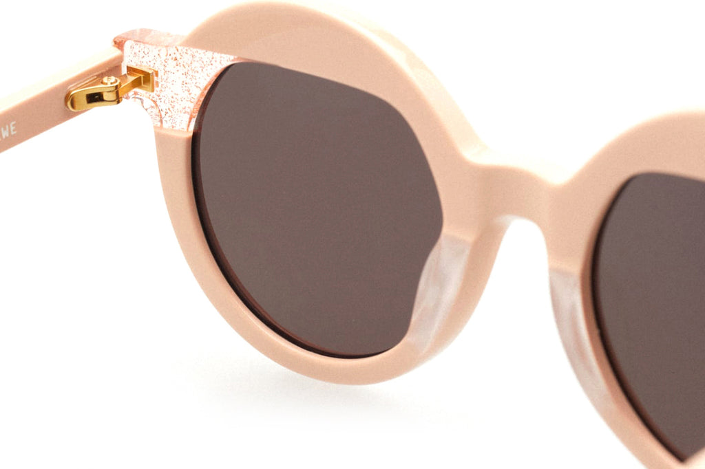 Kaleos Eyehunters - Crewe Sunglasses Peach/Glittery Pink