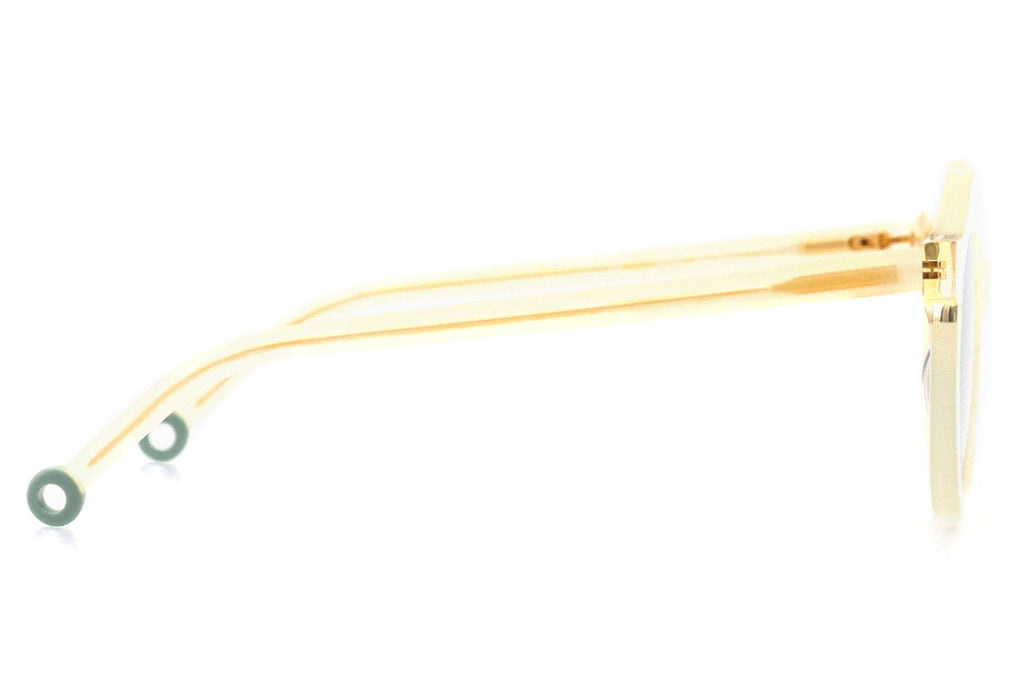 Kaleos Eyehunters - Crewe Sunglasses Translucent Beige/Glittery Beige