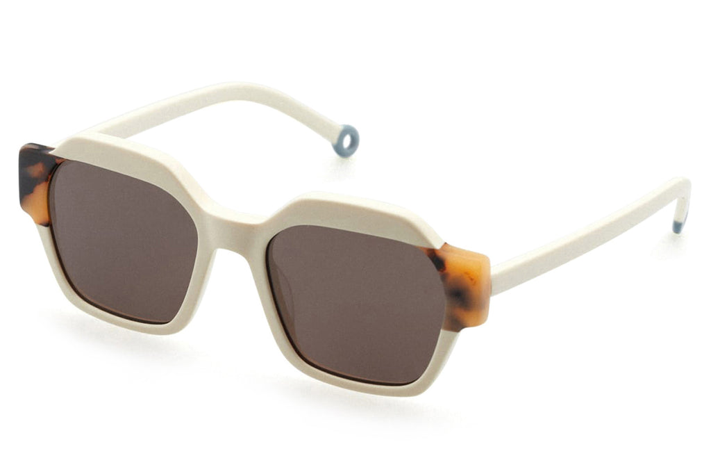 Kaleos Eyehunters - Yatay Sunglasses Ivory/Spotted Beige Tortoise