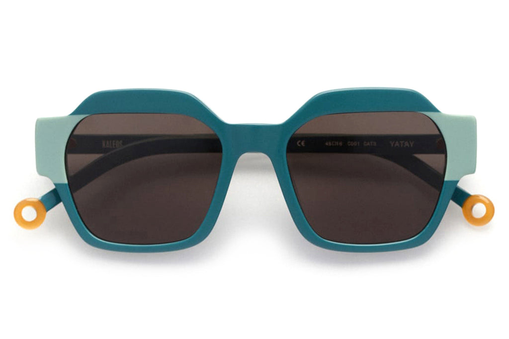 Kaleos Eyehunters - Yatay Sunglasses Dark Turquoise/Light Turquoise