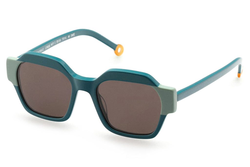 Kaleos Eyehunters - Yatay Sunglasses Dark Turquoise/Light Turquoise