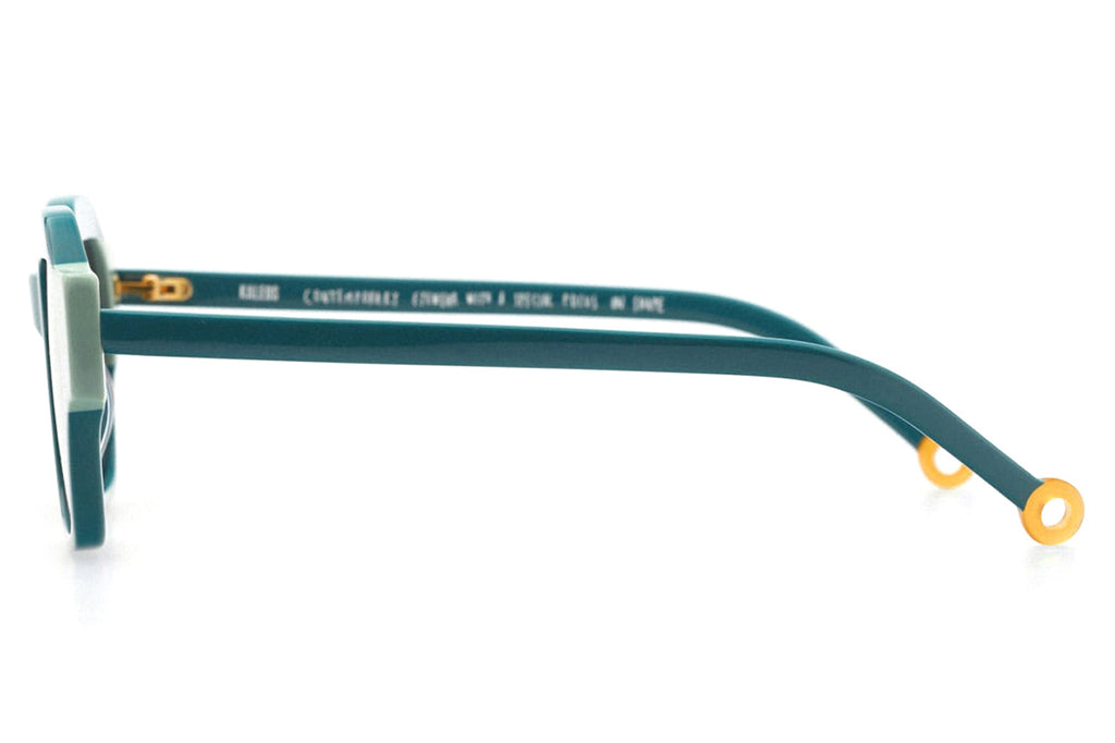 Kaleos Eyehunters - Yatay Sunglasses Dark Turquoise/Light Turquoise