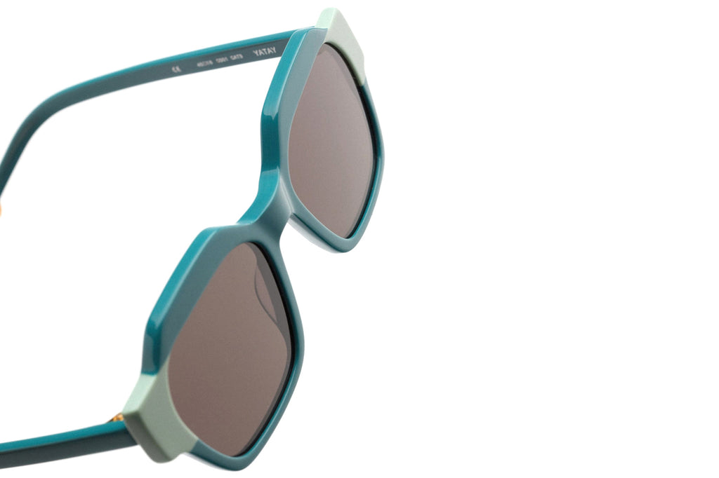 Kaleos Eyehunters - Yatay Sunglasses Dark Turquoise/Light Turquoise