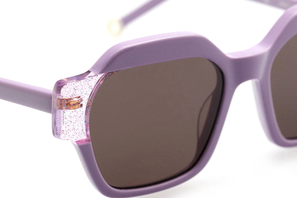 Kaleos Eyehunters - Yatay Sunglasses Lilac/Glittery Lilac
