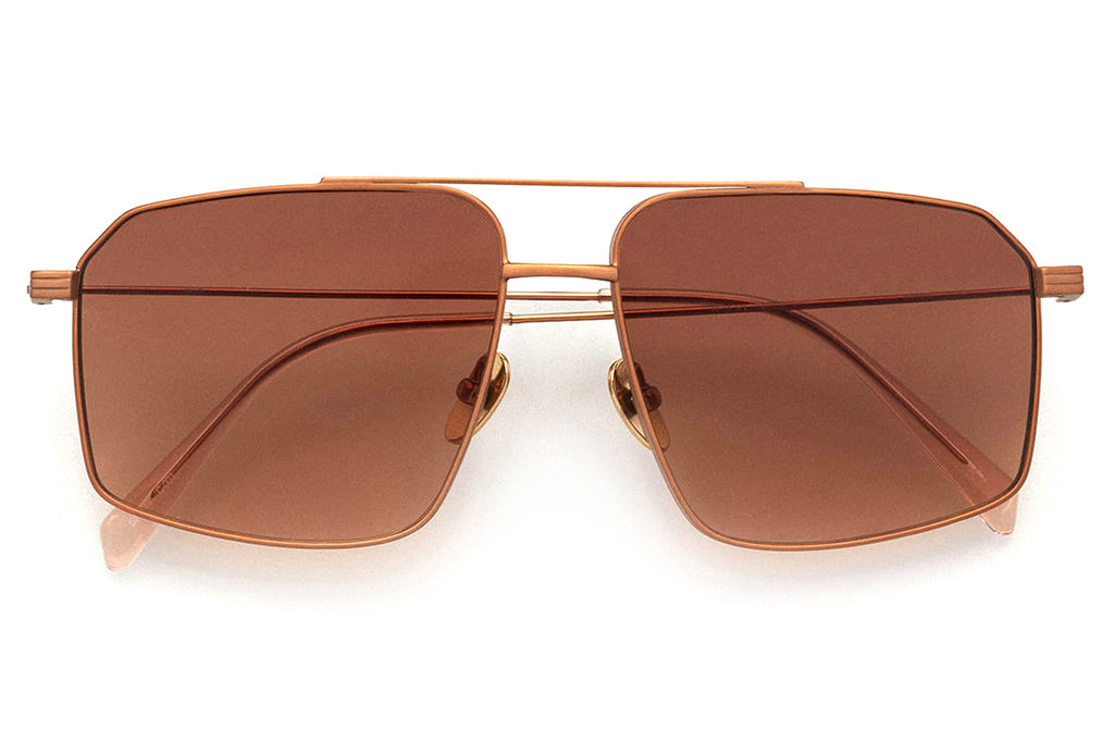 Kaleos Eyehunters - Mansell Sunglasses Gold with Brown Lenses
